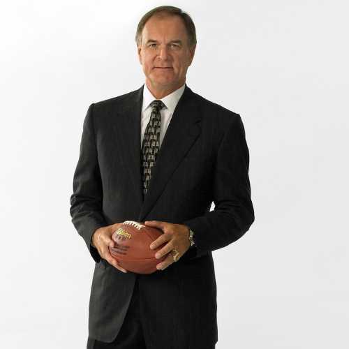 Brian Billick Baltimore Ravens autographed NFL football exact