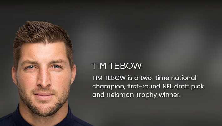 Tim Tebow, Sports Motivational Speaker